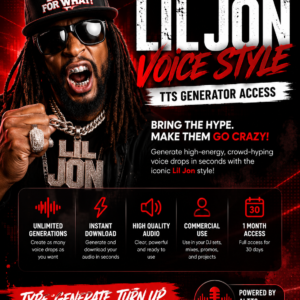 LIL JON Voice Style (1 MONTH ACCESS)